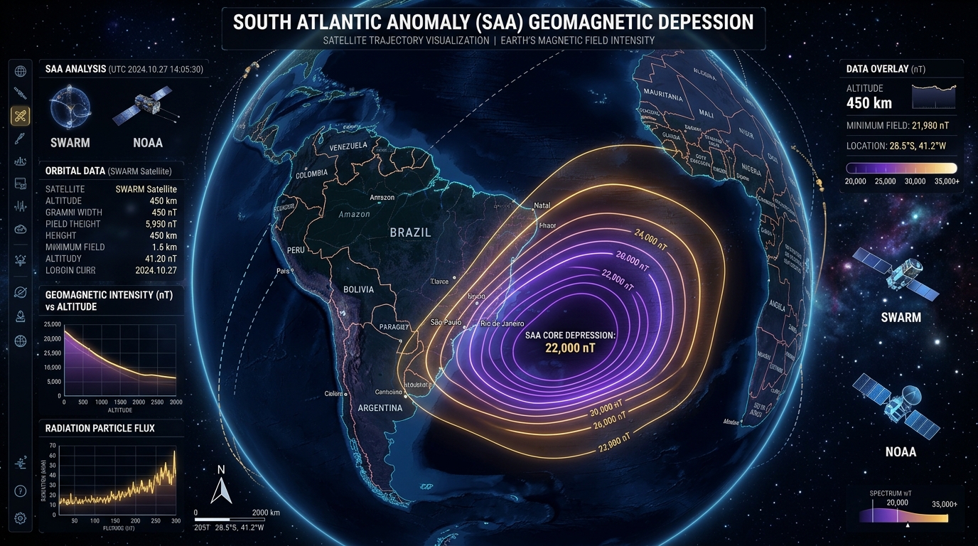 Mapa Satelital da Anomalia do Atlântico Sul (AMAS)