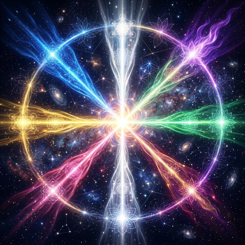 Mandala Cósmica dos 7 Raios da Fraternidade Branca